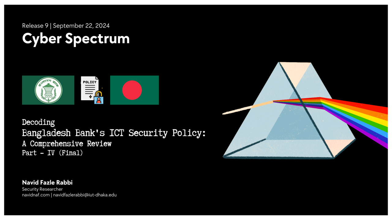 Bangladesh Bank ICT Guideline 4.0